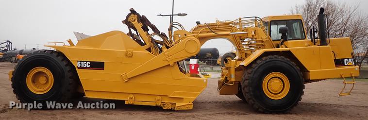 image for item DF1001 1996 Caterpillar 615C Series II elevating scraper