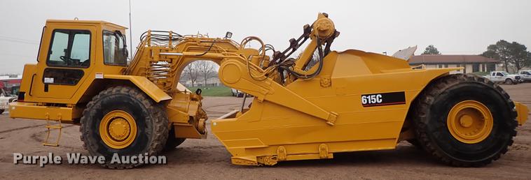 image for item DF1001 1996 Caterpillar 615C Series II elevating scraper