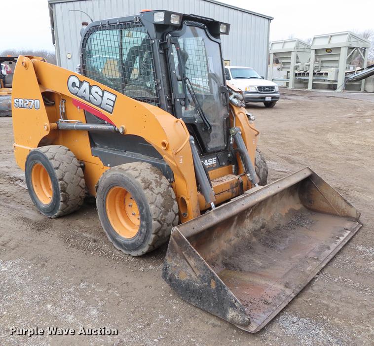 image for item DF7714 2015 Case SR270 skid steer
