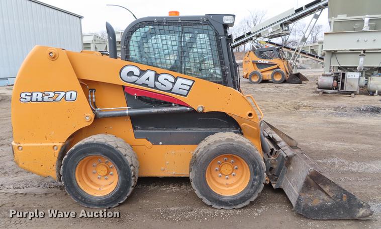 image for item DF7714 2015 Case SR270 skid steer