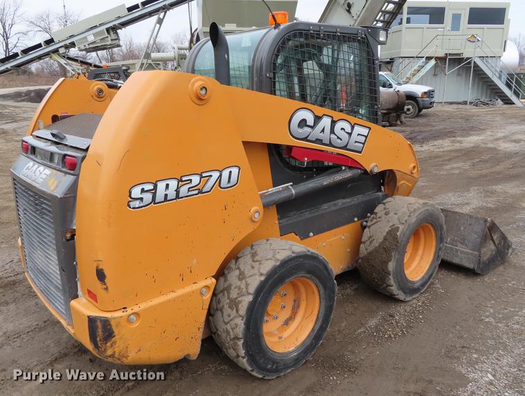 image for item DF7714 2015 Case SR270 skid steer