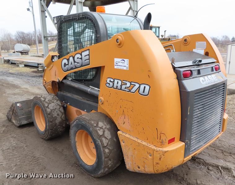 image for item DF7714 2015 Case SR270 skid steer