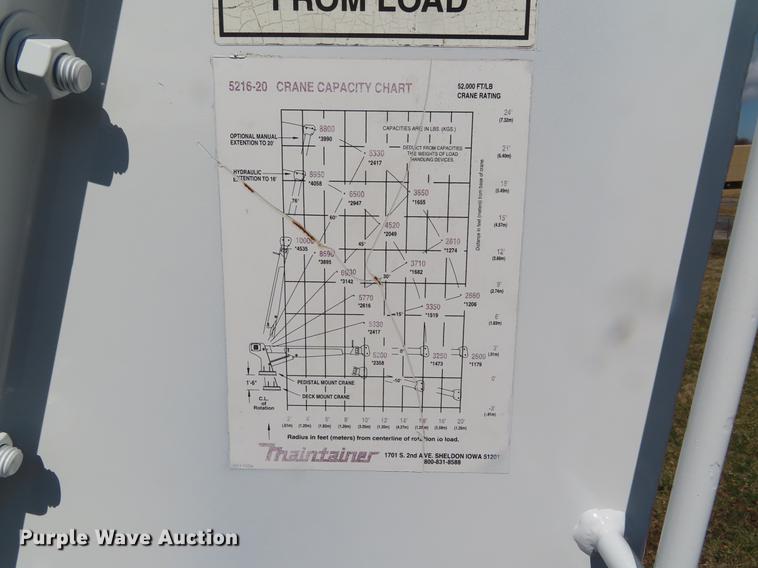 image for item DF7722 2005 Kenworth T300 service truck with crane