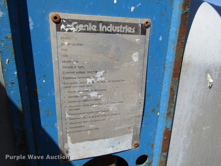 image for item DF7857 2000 Genie TMZ50/30 boom  lift