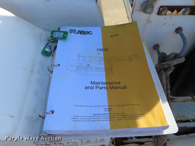 image for item DF7892 Altec DB35 mini digger derrick