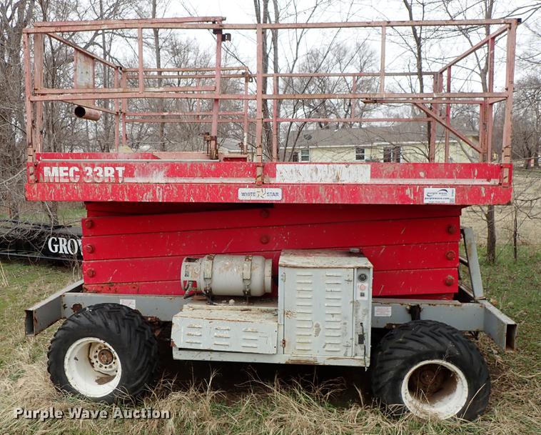image for item DF8855 Mec 33RT rough terrain scissor lift