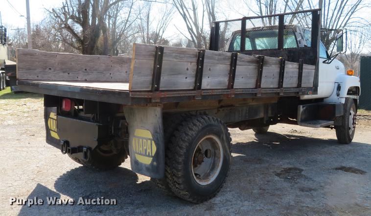 image for item DG3914 1993 GMC TopKick C5500 dump flatbed truck