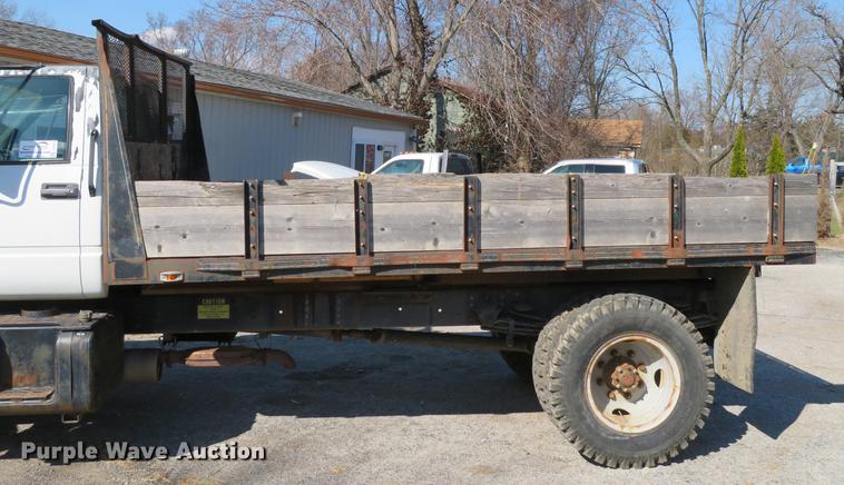 image for item DG3914 1993 GMC TopKick C5500 dump flatbed truck