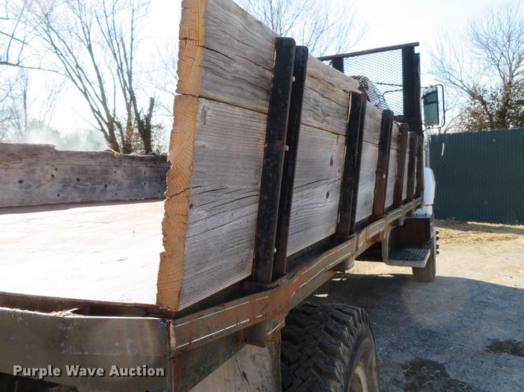 image for item DG3914 1993 GMC TopKick C5500 dump flatbed truck