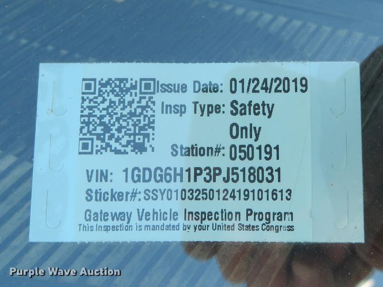 image for item DG3914 1993 GMC TopKick C5500 dump flatbed truck