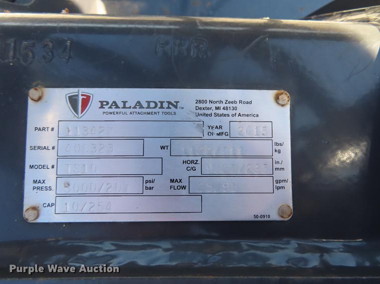 image for item DN9050 2015 Bradco TS10 tree shear
