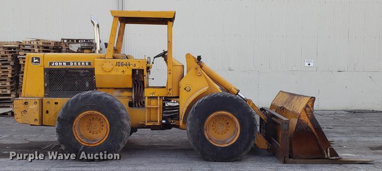 image for item EN9802 1973 John Deere 644B wheel loader