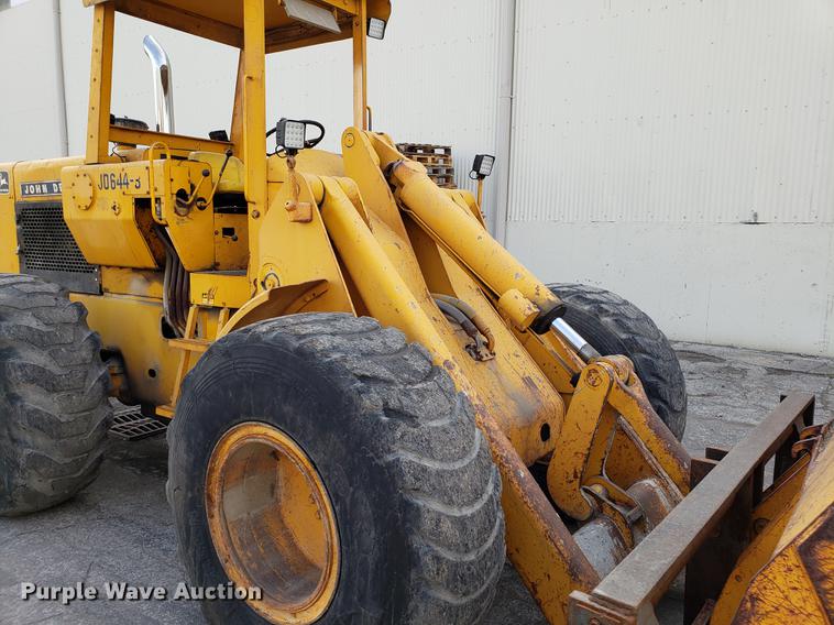 image for item EN9802 1973 John Deere 644B wheel loader