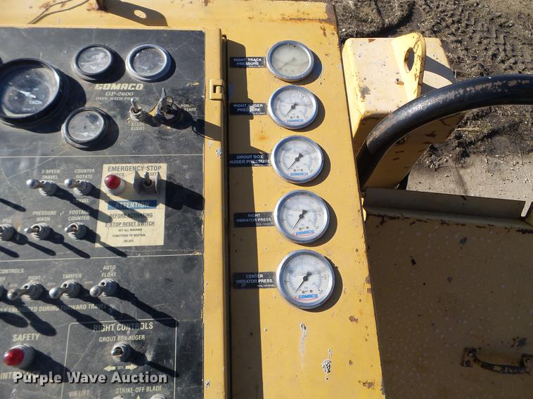 image for item EW9991 1997 Gomaco GP2600 slipform paver