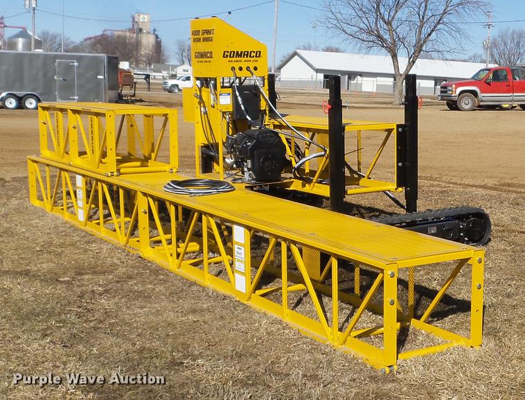 image for item EW9992 2018 Gomaco 4000 Spanit work bridge