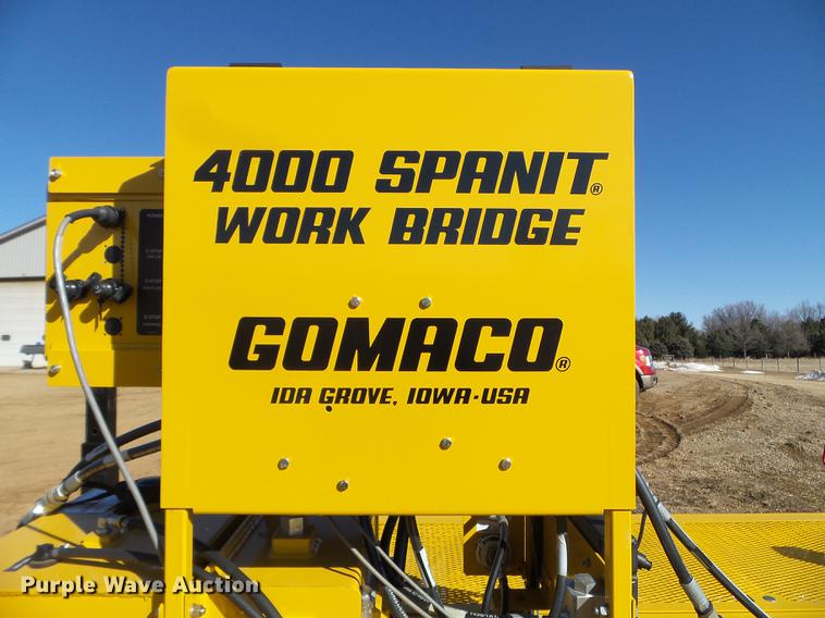 image for item EW9992 2018 Gomaco 4000 Spanit work bridge