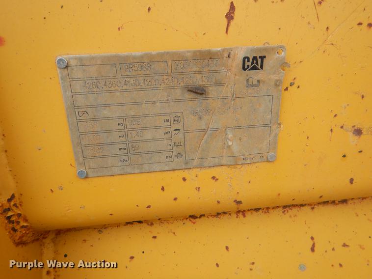 image for item EZ9851 2003 Caterpillar 420D backhoe