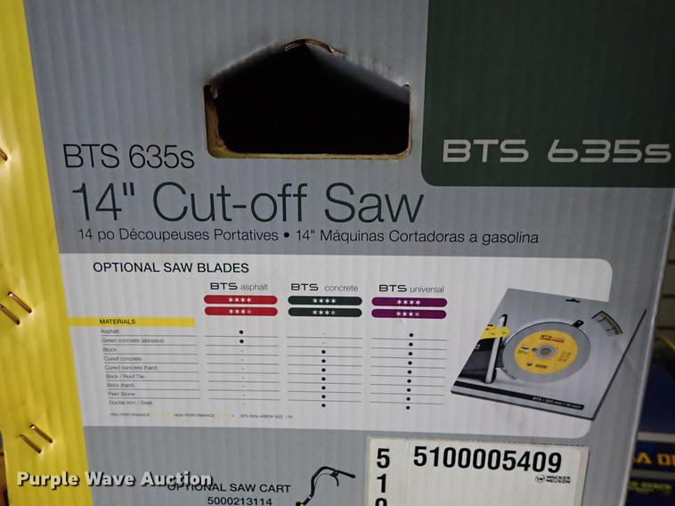 image for item FL9561 (2) Wacker Neuson BTS635S cut off saws