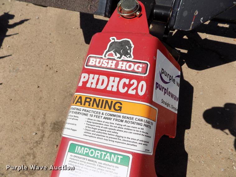 image for item DE1141 Bush Hog PHDHC20 post hole auger