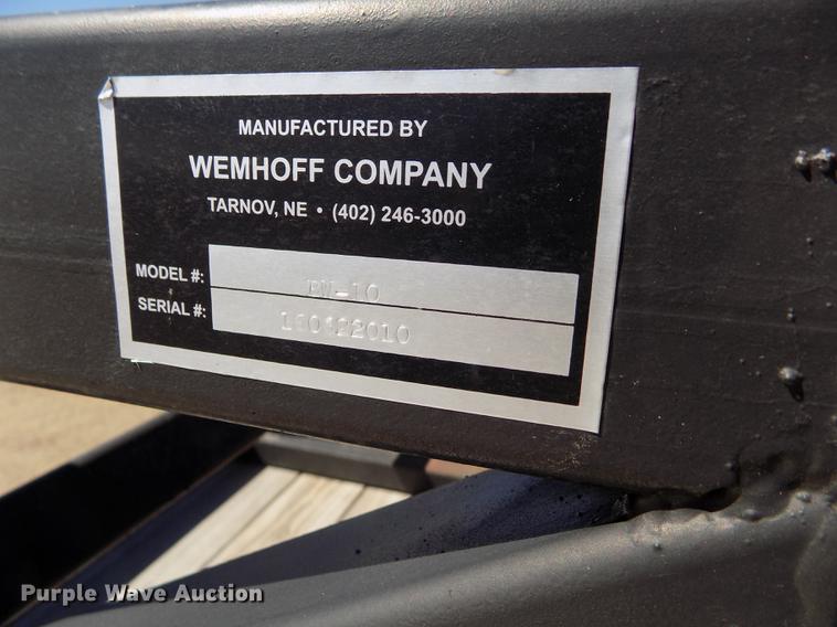 image for item DE1144 Wemco BW-10 bale platform