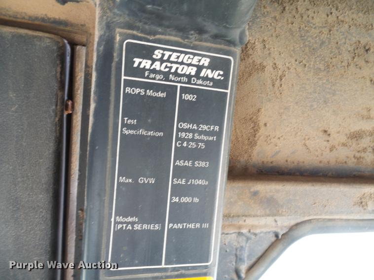 image for item DF7186 1980 Steiger Panther III PTA325 4WD tractor