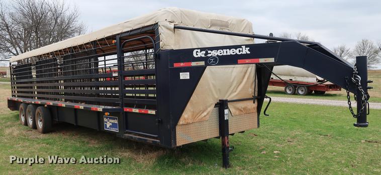 image for item DG3407 2015 Gooseneck Trailers livestock trailer