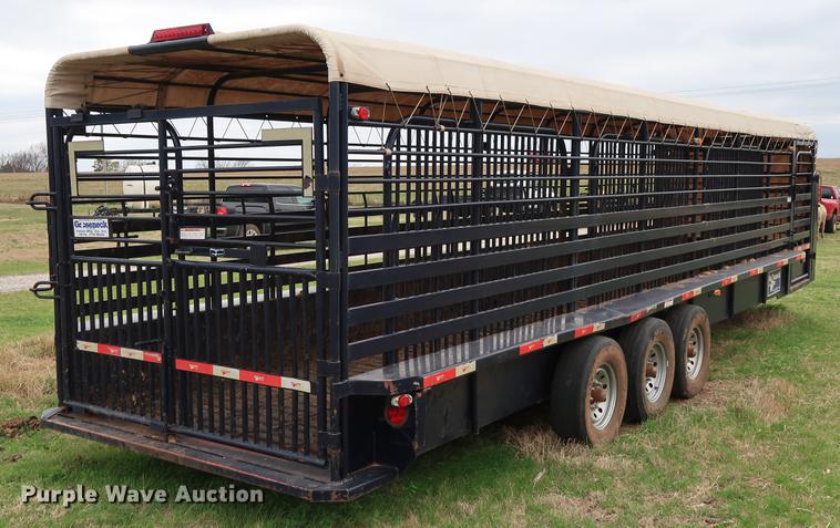 image for item DG3407 2015 Gooseneck Trailers livestock trailer
