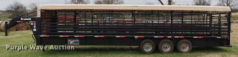 image for item DG3407 2015 Gooseneck Trailers livestock trailer