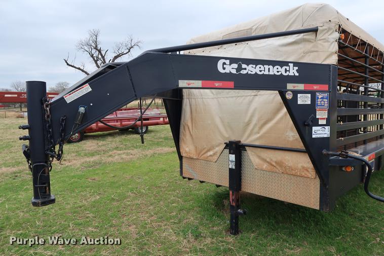 image for item DG3407 2015 Gooseneck Trailers livestock trailer