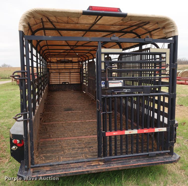 image for item DG3407 2015 Gooseneck Trailers livestock trailer