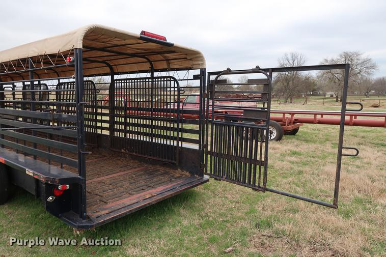 image for item DG3407 2015 Gooseneck Trailers livestock trailer