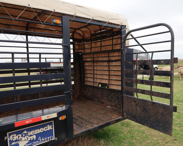 image for item DG3407 2015 Gooseneck Trailers livestock trailer