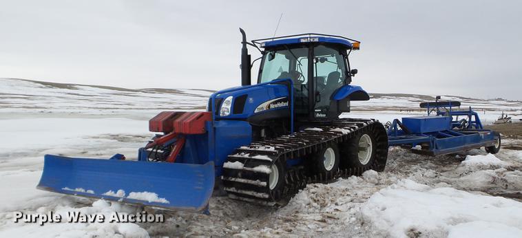 image for item EW9993 2005 New Holland TS115A tractor with snow groomer