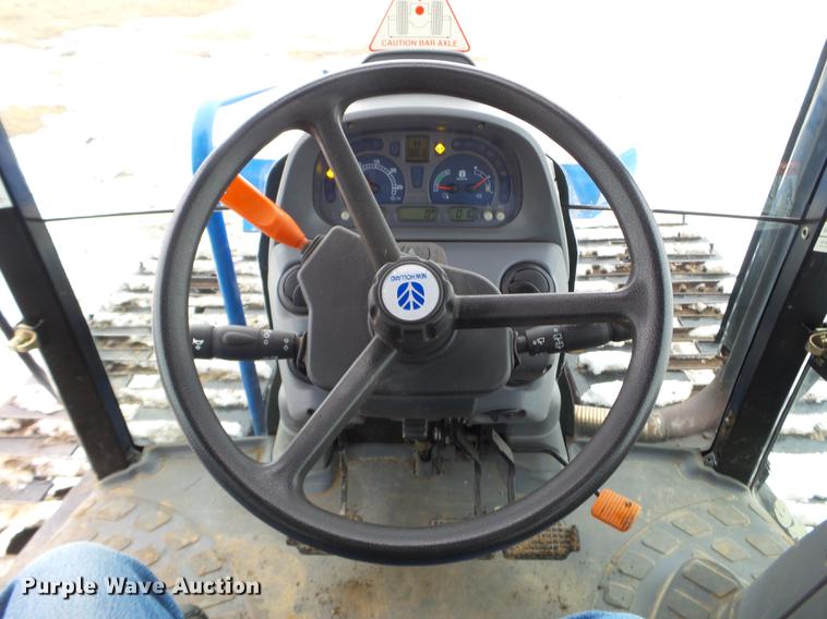 image for item EW9993 2005 New Holland TS115A tractor with snow groomer