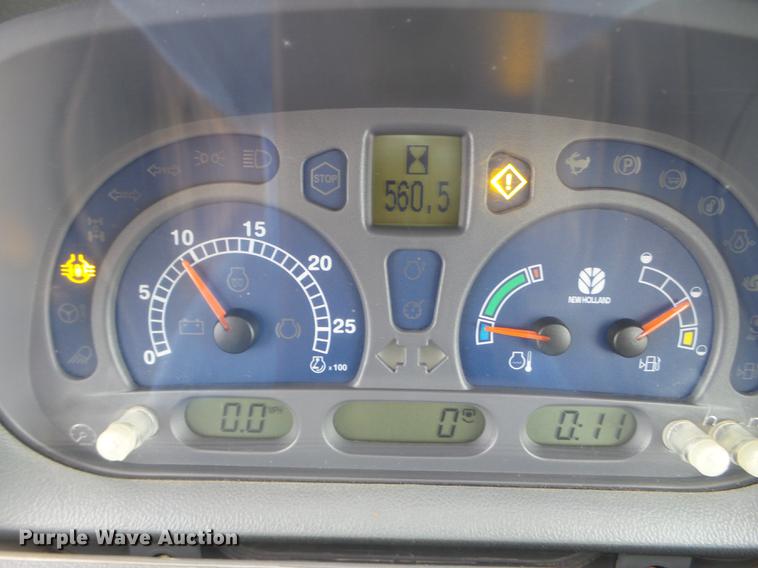 image for item EW9993 2005 New Holland TS115A tractor with snow groomer