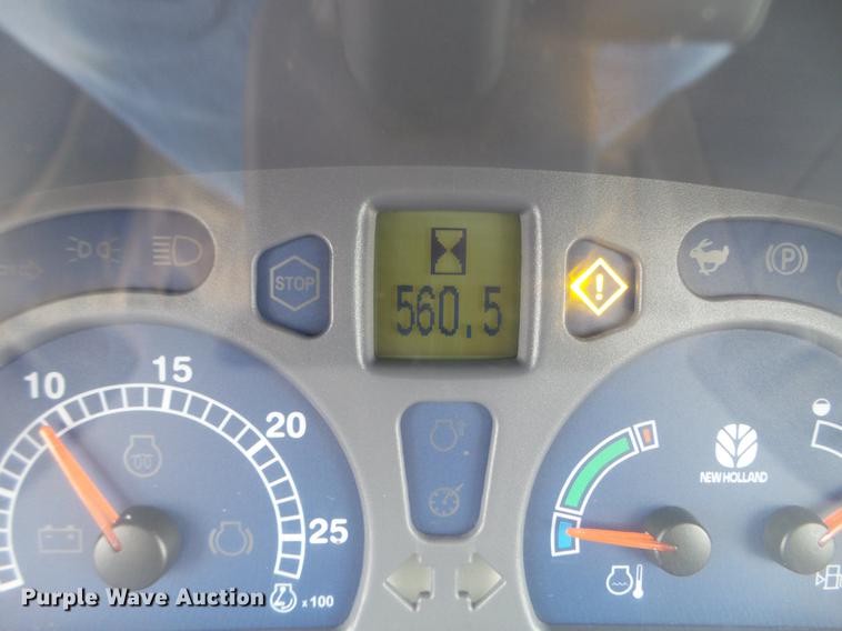 image for item EW9993 2005 New Holland TS115A tractor with snow groomer