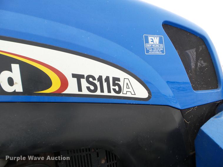 image for item EW9993 2005 New Holland TS115A tractor with snow groomer