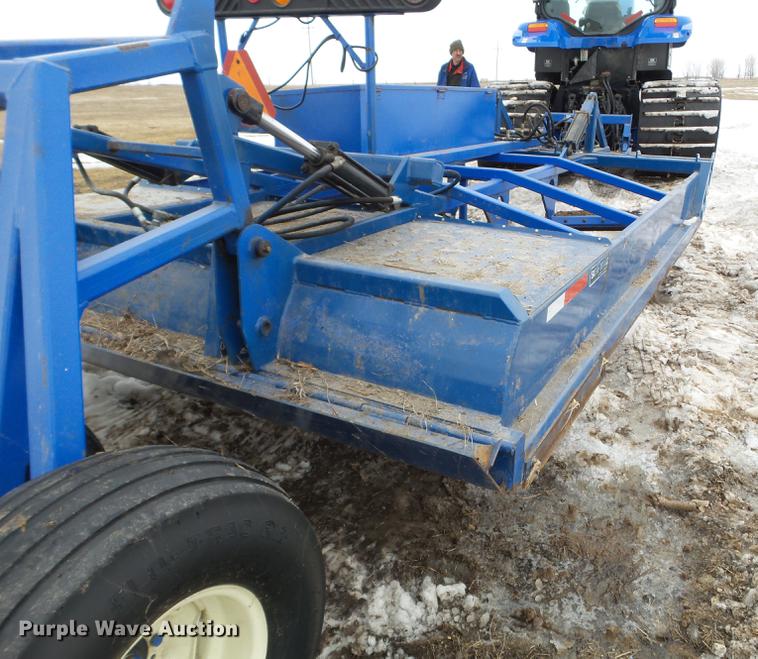 image for item EW9993 2005 New Holland TS115A tractor with snow groomer