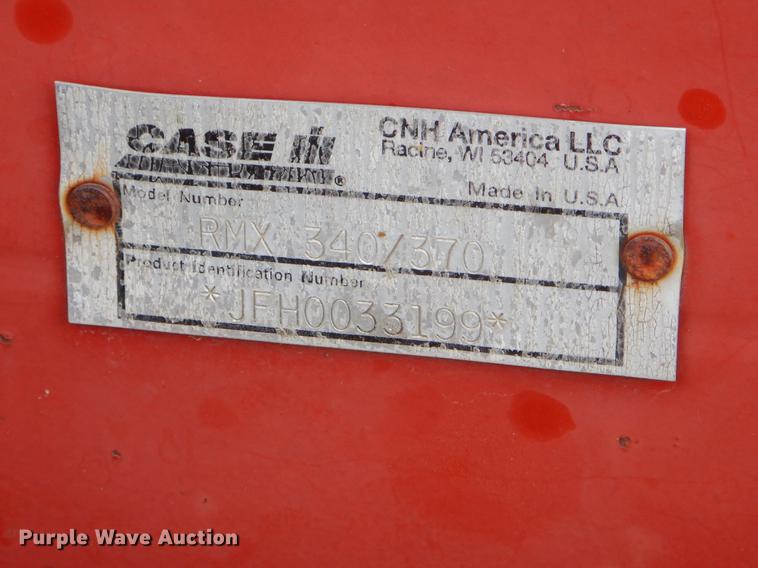 image for item EZ9982 2011 Case IH RMX370 tandem disk