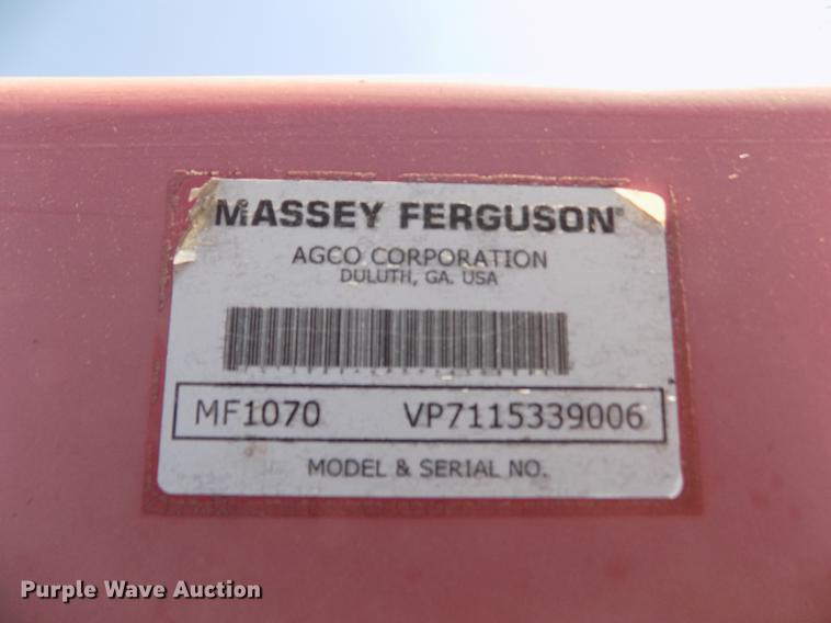 image for item FA9628 Massey-Ferguson 1070 loader