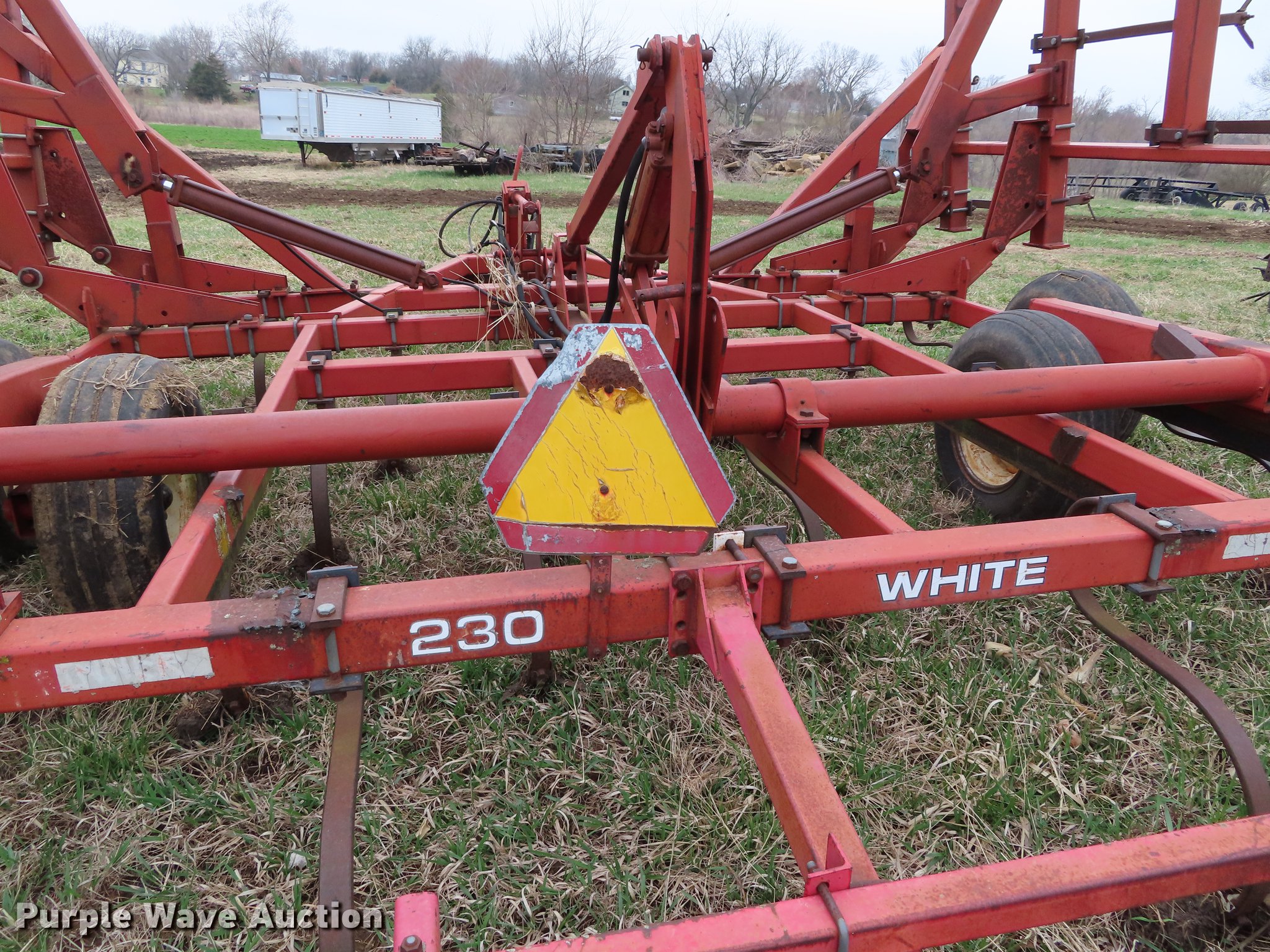 White 230 field cultivator in Holton, KS Item DF7776 sold Purple Wave