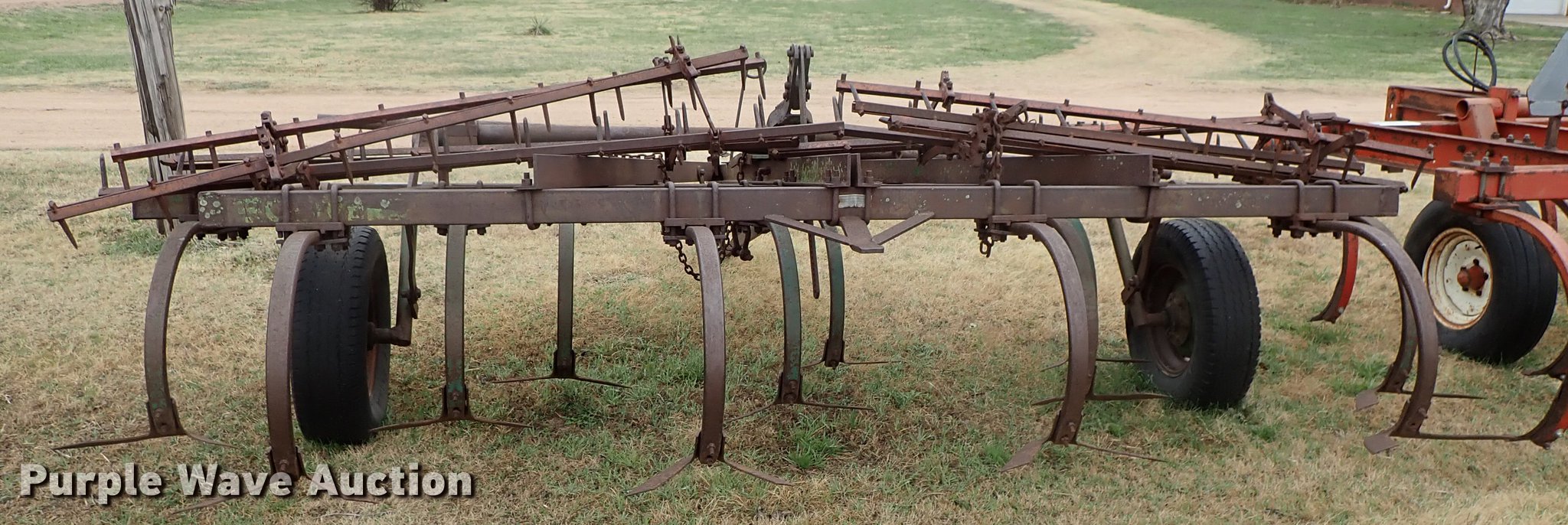 Oliver 1708 field cultivator in Hutchinson, KS Item DF8896 sold Purple Wave