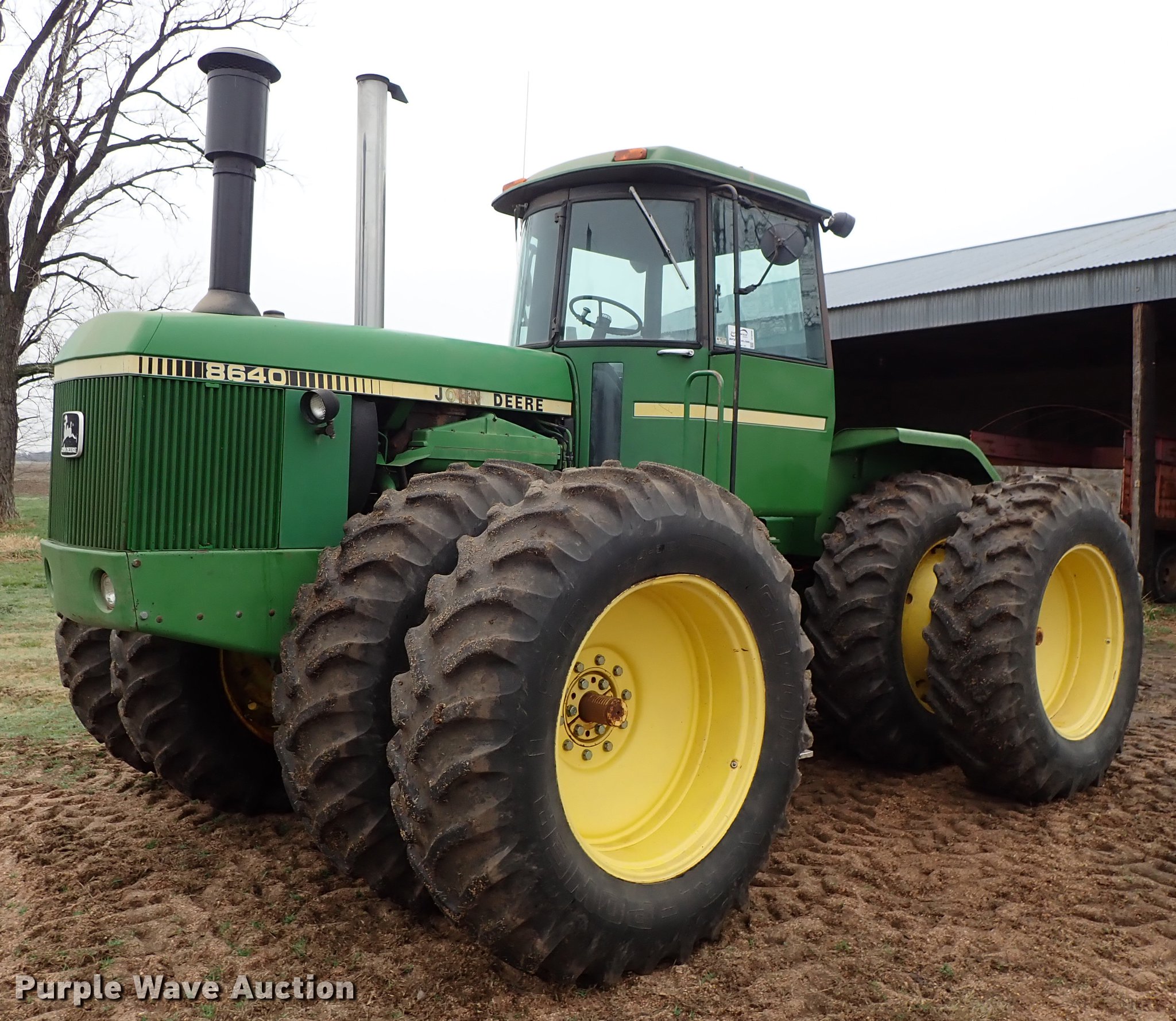 1980 John Deere 8640 4WD tractor in Hutchinson, KS Item DF8898 sold