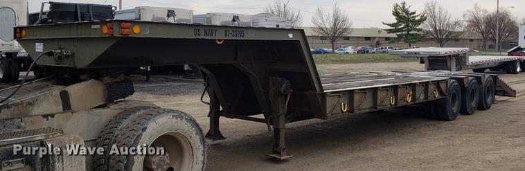 image for item DD4031 1980 Transport GTX50 lowboy equipment trailer
