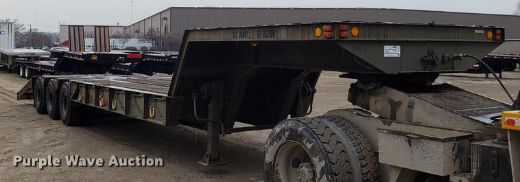 image for item DD4031 1980 Transport GTX50 lowboy equipment trailer