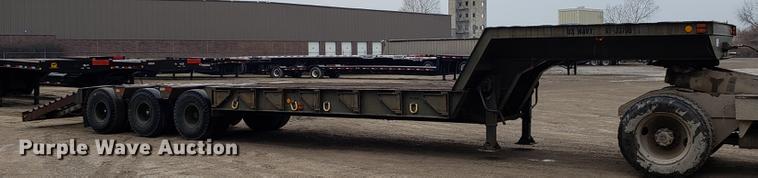 image for item DD4031 1980 Transport GTX50 lowboy equipment trailer