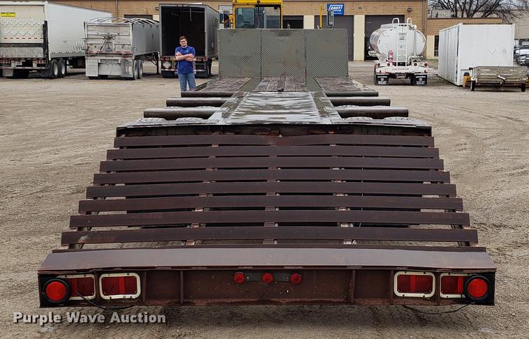 image for item DD4031 1980 Transport GTX50 lowboy equipment trailer