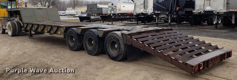 image for item DD4031 1980 Transport GTX50 lowboy equipment trailer