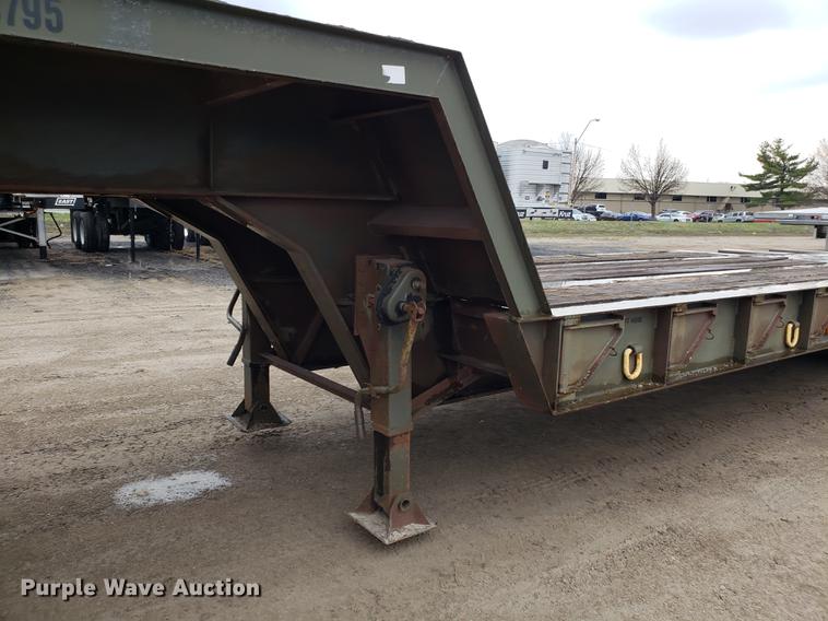 image for item DD4031 1980 Transport GTX50 lowboy equipment trailer