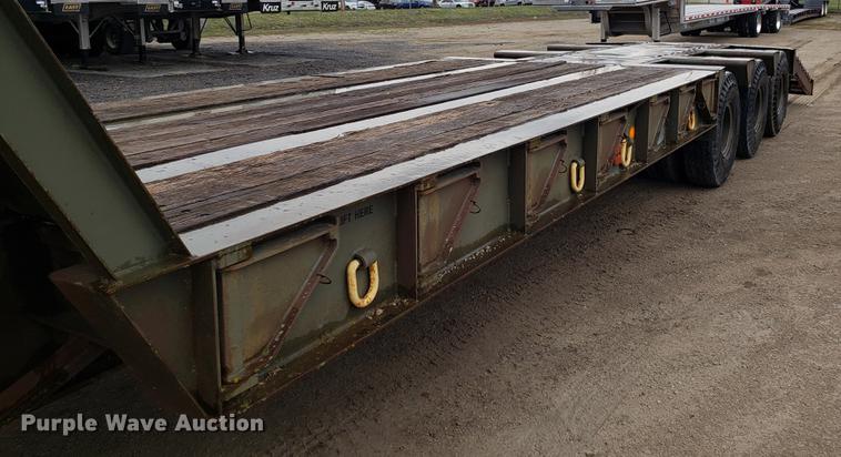 image for item DD4031 1980 Transport GTX50 lowboy equipment trailer